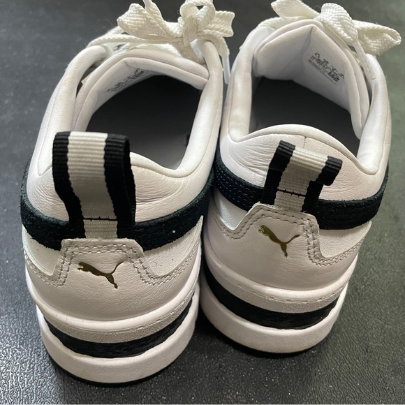 Puma Women's Mayze Shoes Sneakers White Black Platform Size 9 - Picture 13 of 15